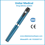 Blue Reusable 3 ml 60u Insulin pens & Cartridges Empty Pen Injector