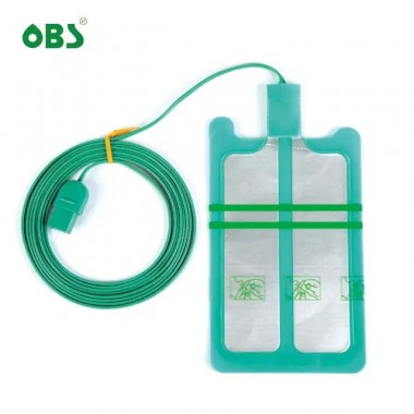 Cautery Pad with Cable Disposable ESU Negative Plate Electrosurgical Grounding Pad