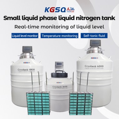 Isle of Man KGSQ small liquid phase tank 65 liters for laboratory cell storage