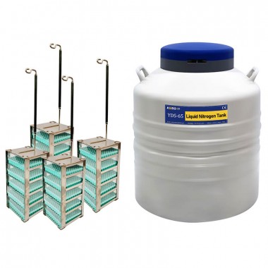 Liquid nitrogen tank for cell storage_65 liter dewar flask KGSQ