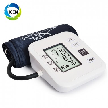 IN-G084-3  Fully Semi Automatic Arm Style Electronic Blood Pressure Monitor With Pulse Oximeter