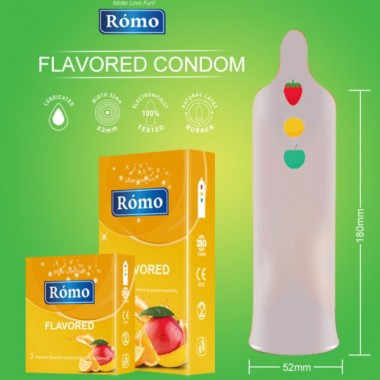 Romo flavor condoms private label factory