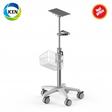 IN-C1  Portable Mobile Transport Patient Monitor Trolley