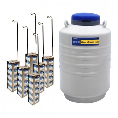 cryogenic liquid nitrogen cylinder YDS-35-125 liquid nitrogen container