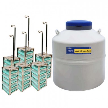 95L laboratory dewar liquid nitrogen canister for sale