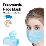 Protective Surgical Non-Woven Disposable Face Mask with 3 Ply