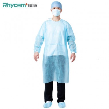 Rhycom Level 2 PP PE Disposable Dental Isolation Gowns